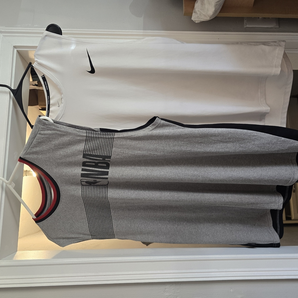 Nike Gray and White Women's Dress